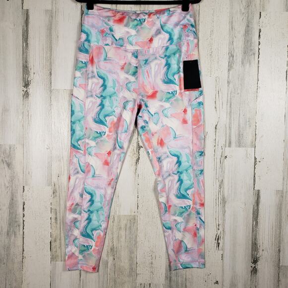 NWT Zelos High Impact Athletic 7/8 Cropped Max Support Leggings Women's Size 1X - Picture 1 of 13